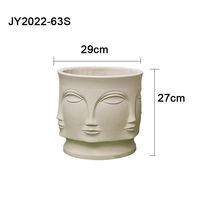 Formes de gouttelettes modernes Décoration d'hôtel Pots en fibre d'argile Jardinières, Pots de fleurs de luxe en fibre de verre à la mode
