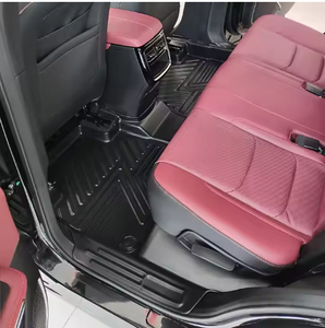 Tappetini Auto in TPE Antiscivolo Facili da Pulire Design Sportivo a Righe Spessore 2mm Set Completo <span class=keywords><strong>3</strong></span> Pezzi per <span class=keywords><strong>Mazda</strong></span> 6 - Product Image 5