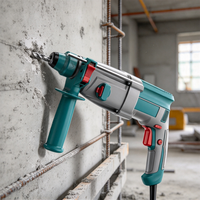 Marteau perforateur rotatif multifonctionnel avec cordon, 800W, électrique, 220V, portable, pour le bricolage, la maçonnerie