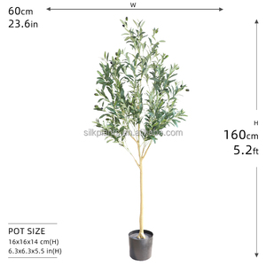 <span class=keywords><strong>Vendita</strong></span> calda albero di olivo artificiale finta plastica decorazione del <span class=keywords><strong>giardino</strong></span> per la casa e l'ufficio per gli spazi esterni - Product Image 2