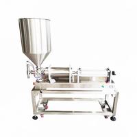 Machine de remplissage horizontale multifonctionnelle pour pâtes, à tête simple ou double, avec réservoir chauffant, capacité 50-500 ml