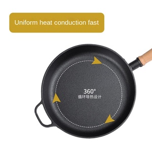 Design moderno <span class=keywords><strong>in</strong></span> <span class=keywords><strong>ghisa</strong></span> antiaderente bistecca e Pancake padella fornelli a Gas e Wok da cucina per la cottura di padelle <span class=keywords><strong>in</strong></span> metallo - Product Image 4