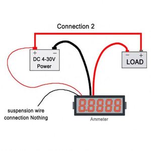 0,36 "DC 0-50.000mA amperímetro corriente amperio Panel medidor corriente Monitor <span class=keywords><strong>amperaje</strong></span> probador azul LED pantalla Digital 50mA - Product Image 5