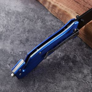 Navaja de Rescate Personalizable con Mango de Aluminio, Grabado Láser DIY, Cuchillo Plegable de Supervivencia, Cortador de Cinturón, Rompeventanas - Product Image 3