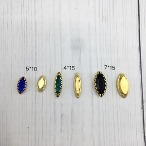 Strass SINONG Multicolore in Acrilico per Scarpe e Accessori, Decorazioni Termoadesive Varie Dimensioni 7*15 - Product Image 2
