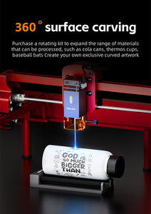 DAJA A7 MINI PRO Grabador láser Máquina cortadora de grabado láser Cubierta completa DIY <span class=keywords><strong>PC</strong></span> APP Control para madera Metal Joyería Plástico - Product Image 3