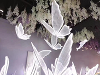 Ailes de papillon lumineuses, autres décorations de mariage, support décoratif de papillon lumineux à LED pour fête de mariage