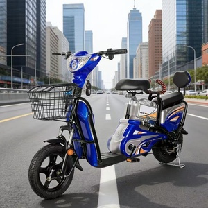 Bicicleta eléctrica para adultos City Road, motor sin escobillas de 350W, batería de 48V, 12-20AH, 60 km de autonomía, suspensión dual, 14 pulgadas - Product Image 3