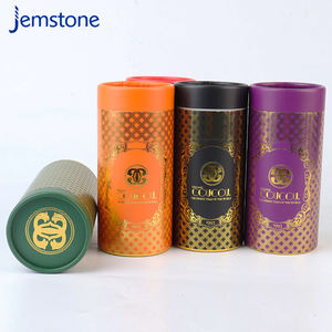 Caja de tubo de papel de té de embalaje redondo de lata de papel de cilindro biodegradable de alta calidad - Product Image 3