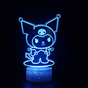 Animationsbeleuchtung 3D-Nachtlichter LED-Touch Kreative Kabellose LED-Lampen Farbenfrohe Dekorationsbeleuchtung Dekorative Kleine Tischlampe - Product Image 3