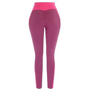 Leggings de sport pour femmes en tricot respirant avec logo sur mesure collants de compression sans couture - Product Image 4