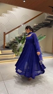 Thanh lịch hiện đại Đảng anarkali lehenga dupatta salwar Saree DRESS Set chuỗi gương ma thuật nhanh chóng khô tất cả các mùa mô hình re2125pc - Product Image 6