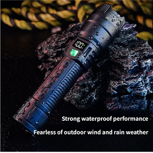 Đèn pin cầm tay có thể sạc lại độ sáng cao xuyên biên giới Tuổi thọ pin dài ngoài trời Đèn pin chống nước tầm xa được xếp hạng IP20 - Product Image 5