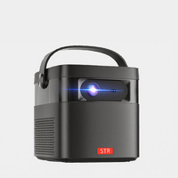 Proyector DLP 4K 16GB P12 Más Vendido, Batería de 9000mAh, Full HD 1080P, 500ANSI Lúmenes, Android 9, Enfoque Automático, Video de Tiro Corto, Portátil
