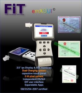 Alcootest avec caméra et imprimante, écran tactile capacitif de 3,5 pouces, test formel/de dépistage, système de double charge. Capteur de cellule à combustible - Product Image 6