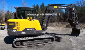 Machine de terrassement d'occasion Volvo Ec60e, excavatrice d'occasion, machine de terrassement en bon état de marche, à vendre - Product Image 6