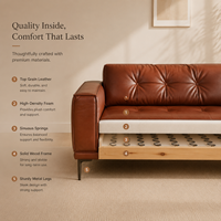 Canapé d'angle en L moderne et personnalisé en cuir véritable marron, écologique, capitonné, avec dossier réglable, rembourrage en mousse, idéal pour hôtels et appartements