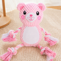 Jouets couineurs personnalisés en gros pour animaux de compagnie, poupées interactives en peluche, jouets froissés pour chiens, fabrication d'articles pour animaux de compagnie pour chiens