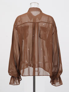 2026 NEU KJ Fashion Loose Casual Elegante Revers Langarm Shirt Hose Zweiteiliges Set Kleidung 2-teilige Sets für Frauen - Product Image 3