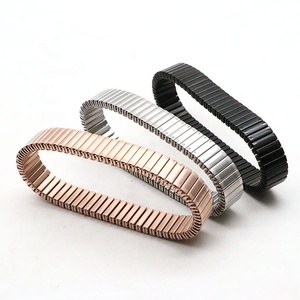 Odian <span class=keywords><strong>2021</strong></span> India Jewelry, Pulsera de Acero Inoxidable de Venta Caliente, Color Dorado, Azul, Café, Negro, Correa de Reloj, Cadena para Hombres Modernos - Product Image 4