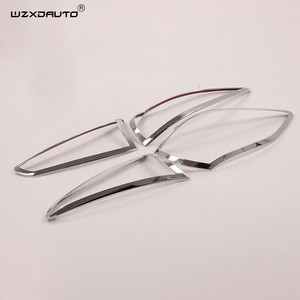 For 2019 <b>Chrome</b> Accessories Tail Rear <b>Light</b> Lamp <b>Shade</b> Bezel Cover Trim - Product Image 6