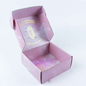 Cajas de Envío de Ropa Corrugadas con Impresión de Logotipo de Marca Personalizada, Caja de Correo de Color Rosa, Caja de Embalaje para Envíos, Caja de Entrega de Moda - Product Image 1