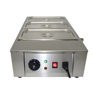 Machine à tempérer le chocolat électrique commerciale, 3 réservoirs, fonteuse de chocolat 220V, nouvelle, haute productivité, facile à utiliser - Product Image 1