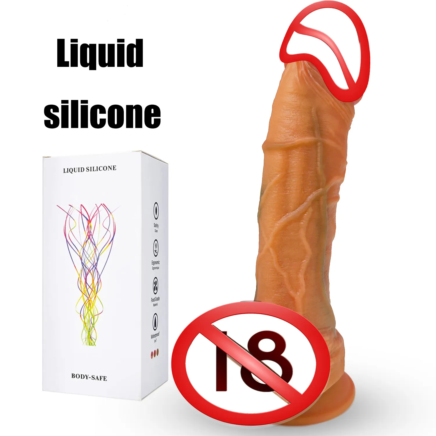 8 pollici Silicone pene pene grande Dildo per le donne enorme dildo silicone pene Dildo dildos giocattoli sexy per donne prodotti di masturbazione