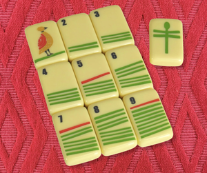 Ensemble de Mahjong américain de luxe 160 pièces, tuiles colorées amusantes Joker en acrylique, emballage personnalisé, cadeau pour soirée de jeu, expédition directe de Chine - Product Image 3