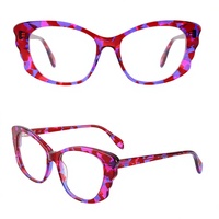 Montures optiques légères et confortables pour femme, design papillon, matériau en acétate durable, montures optiques pour un usage quotidien