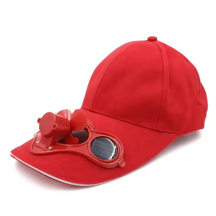 Berretto con visiera cappello da Baseball estivo con energia solare cappello ventola di raffreddamento per il campeggio che viaggia cappelli da esterno con ventilatore