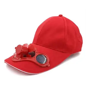 Peaked Cap Hat Summer Baseball Hat with Solar Powered Fan Cooling Fan Cap for Camping Traveling Outdoor hats with fan