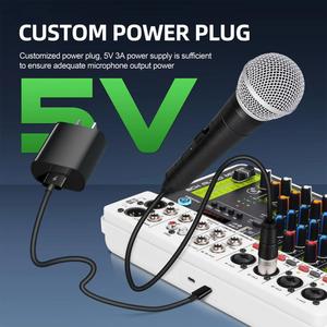 Vente en gros DEBRA V8 Mixeur audio sans fil 8 canaux Enregistrement en direct Reverb - Product Image 4