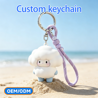 Llavero de Goma Suave Personalizado, Moderno, con Figura de Animal 2D/3D, de PVC, Impermeable, Recuerdo Personalizado para Regalos Empresariales