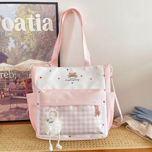 Bolso Bandolera de Nailon <span class=keywords><strong>Kawaii</strong></span> <span class=keywords><strong>para</strong></span> <span class=keywords><strong>Niñas</strong></span>, con Estampado de Estrellas y Puntos, Lindo Bolso de Hombro <span class=keywords><strong>para</strong></span> la Escuela, Mini Bolso Mensajero - Product Image 4