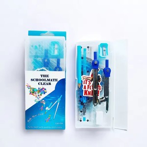 9 miếng Toán Học Bộ hình học Cai Trị và la bàn Toán Học Bộ với hộp nhựa - Product Image 2