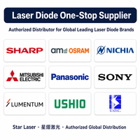 Diodo Láser Azul LXU45060G de 450nm y 60mW, Módulo LD TO18 de 5.6mm para Puntero Láser, Telémetro, Iluminación de Escenario