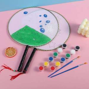 Juguetes <span class=keywords><strong>de</strong></span> Dibujo Creativos DIY, Juguete Educativo para Niños <span class=keywords><strong>de</strong></span> Jardín <span class=keywords><strong>de</strong></span> Infancia, Papel para <span class=keywords><strong>Pintar</strong></span> a Mano para Niños, Imágenes para Colorear, Abanico - Product Image 4