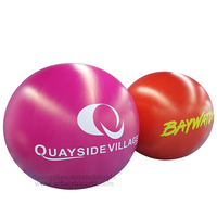 Logo personnalisable Grand ballon gonflable en PVC Modèle d'air publicitaire intérieur et extérieur avec accessoires décoratifs d'ambiance