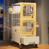 Cage à oiseaux spécialement conçue pour les perruches, nouveau style, anti-éclaboussures, anti-évasion, grande taille, luxe