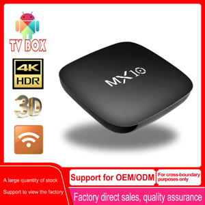 Haoyu 4K Quad Core Android <span class=keywords><strong>TV</strong></span> Box Stream Onn pour Mx10 2.4G Certifié Allwinner RK3228A3 Décodeur Android 7.1 <span class=keywords><strong>En</strong></span> Gros - Product Image 2
