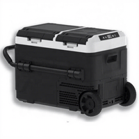 Penjualan Bagus 60L 12V/24V +20 ℃   ~ -20 ℃   Kulkas Mobil dengan Panel Kontrol Digital, Daya Terukur 50W