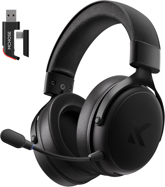MCHOSE V9 PRO Wireless Gaming Headset 7.1 Surround Sound for PS5 PS4 PC SWITCH TOPSPEED Gaming Headphones Noise Canceling MiC