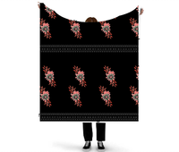 Tissu polynésien imprimé tribal, motif tropical hawaïen, personnalisé, en polyester numérique, floral, de Micronésie, pour sarongs et robes insulaires