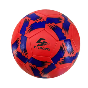 Wholesale Custom Soccer Balls Size 5 Machine Stitched Red <b>Matte</b> PVC Football for Recreation Casual Play Made in Vietnam Factory - Product Image 1