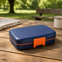 2026 Hot Selling Schattige Kinderlunchbox Set Draagbare School Eten Opbergdoos met Verwarmbare Waterfles