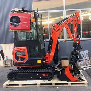 Mini máquina escavadeira, mini escavadeira bagger 1800 kg para venda