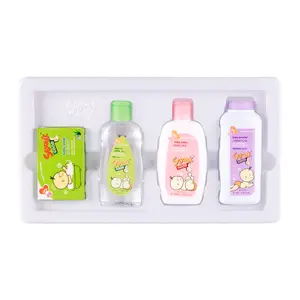 SBOOK 6 Item Set Hadiah Perlengkapan Mandi Bayi Set Lotion Bayi dan Produk Cuci Set Hadiah Gel Mandi Harian untuk Bayi