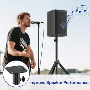 Soporte Adaptador Universal de Metal para Altavoces de 35 mm, para Sistemas de Audio Profesional/<span class=keywords><strong>DJ</strong></span>/PA, Paquete de 2 - Product Image 6