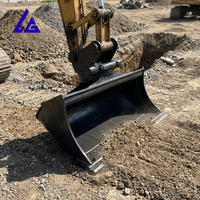 Godet rotatif hydraulique à 360 degrés pour mini-excavatrice, godet de nivellement rotatif pour 2-5 tonnes, OEM personnalisé